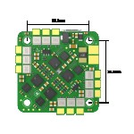 Hot Sales IFlight Whoop F7 AIO 2-6S Stack Integrated Flight Control 55A ESC With 16MB Blackbox ICM42688 25.5*25.5mm for Drone